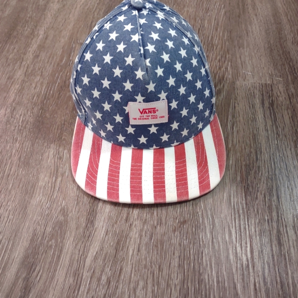 Vans American flag adjustable hat